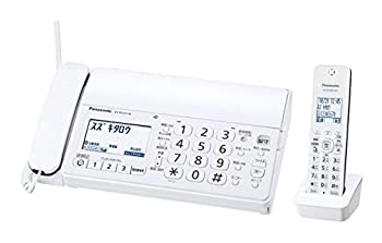 【中古】パナソニック デジタルコードレス普通紙ファクス(子機1台付き) KX-PD215DL-W
