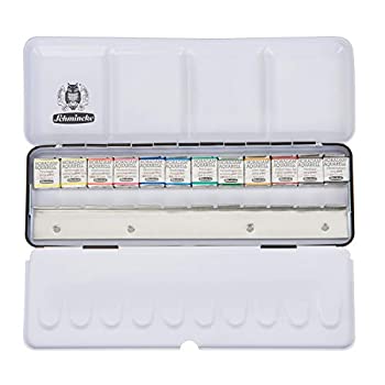 【中古】Schmincke シュミンケ ホラダムHPセット 12色セット ※ハーフパン24色収納可能|ドリエム店