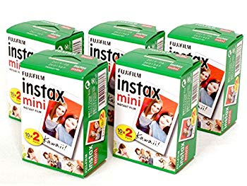 【中古】【非常に良い】富士フイルム チェキ インスタントカラーフィルム instax mini 2P×5 計100枚 9jupf8b