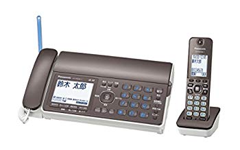 【中古】【非常に良い】パナソニック おたっくす デジタルコードレスFAX 子機1台付き 1.9GHz DECT準拠方式 ブラウン KX-PD503DL-T|ドリエム店