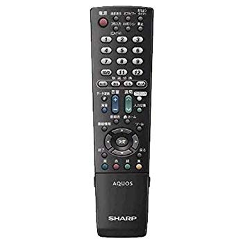 【中古】シャープ 純正テレビ用リモコン RRMCGA975WJN1【部品番号：0106380466】 2zzhgl6