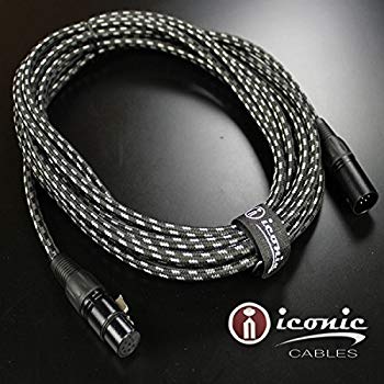 【中古】7いの一番XLR 20?フィート刃針to牡無意味さ熱電子管マイクロホン20?\u0027ケーブルコードブラックツイード dwos6rj