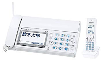 【中古】パナソニック デジタルコードレスファクス(子機1台) KX-PD615DL-W dwos6rj