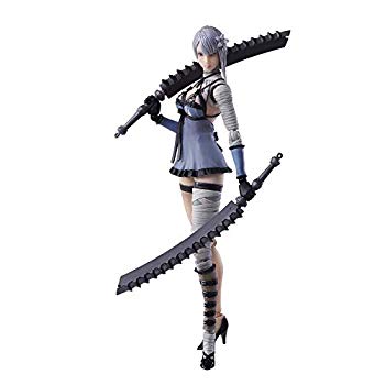 【中古】【非常に良い】ニーア レプリカント/ゲシュタルト ブリングアーツ カイネ PVC製 塗装済み可動フィギュア｜ドリエム店
