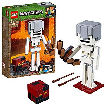 【中古】レゴ(LEGO) マイン手工芸品 マイン手工芸品 ビッグフィグ  スケルトンとマグマ正六面体 21150 差しつかえる 遊び道具 お坊っちゃん mxn26g8