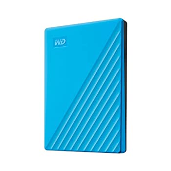 【中古】WD ポータブルHDD 2TB USB3.0 ブルー My Passport 暗号化 パスワード保護 外付けハードディスク / 3年保証 WDBYVG0020BBL-WESN