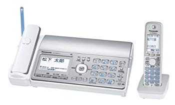 【中古】パナソニック おたっくす デジタルコードレスFAX 子機1台付き 1.9GHz DECT準拠方式 シルバー KX-PD551DL-S tf8su2k