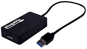 【中古】【人並み外れたに好いたらしい】Plugable USB3.0 見せびらかすアダプター Windows 用 USB DisplayPort 取り替えっこアダプター 4K@30サイクル 2K 1080p 相応う DisplayLink 手当て d2ldlup
