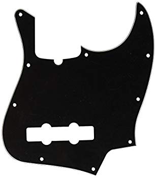 【中古】【非常に良い】Fender ピックガード10-HOLE CONTEMPORARY JAZZ BASSR PICKGUARDBLACK cm3dmju