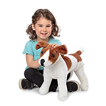 【中古】Melissa & Doug Giantジャックラッセル・テリア???Lifelike Stuffed Animal Dog ( over 12?inches tall )|ドリエム店