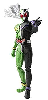 【中古】S.H.フィギュアーツ (真骨彫製法) 仮面ライダーW サイクロンジョーカー 約145mm PVC&ABS製 塗装済み可動フィギュア|ドリエム店