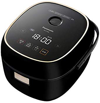 【中古】パナソニック 炊飯器 3.5合 ひとり暮らし IH式 ブラック SR-KT068-K mxn26g8