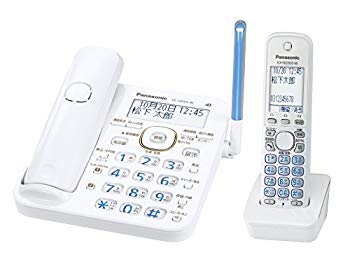 【中古】【非常に良い】パナソニック RU・RU・RU デジタルコードレス電話機 子機1台付き 1.9GHz DECT準拠方式 ホワイト VE-GD53DL-W|ドリエム店