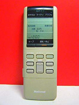 【中古】ナショナル エアコンリモコン A75C307 rdzdsi3