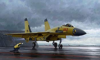 【中古】トランペッター 1/72 中国空軍 J-15 艦上戦闘機/航空母艦フライトデッキ プラモデル qqffhab
