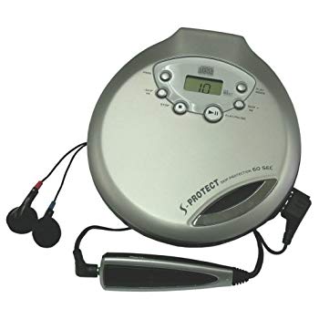 【中古】WINTECH ポータブルCDプレーヤー PCD-55S シルバー wyw801m