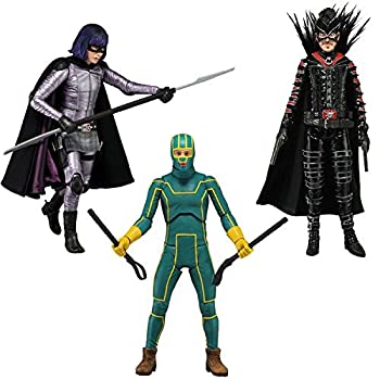 【中古】【非常に良い】キック・アス2 7インチアクションフィギュア 3種セット｜ドリエム店