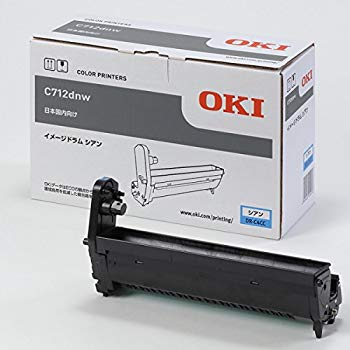 【中古】【人並み外れたに好いたらしい】沖データ 想い浮かべる膜鳴楽器 シアン (C712dnw) DR-C4CC dwos6rj PCサプライ・消耗品-プリンター・FAX用インク