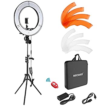【中古】(未使用･未開封品)Neewer 18インチLEDリングライト 55W 5500K 調光可能 省エネSMD LED カメラ写真ビデオ用照明セット ライトスタンド、ソフトチューブ付属 生放送/ 楽天市場】【中古】Neewer 18インチLEDリングライト 55W 5500K 調光