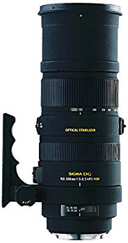 【中古】【非常に良い】SIGMA 超望遠ズームレンズ APO 150-500mm F5-6.3 DG OS HSM キヤノン用 フルサイズ対応 737542|ドリエム店