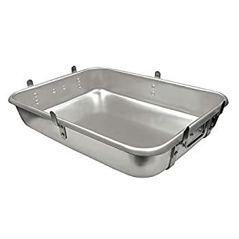 【中古】【人並み外れたに好いたらしい】Update International ARP-1824L - Aluminium Strapped Roasting Pan with L