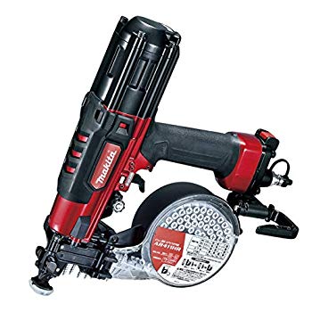 【中古】【人並み外れたに好いたらしい】マキタ(Makita)  高圧大気圏螺旋釘打ち機 赤 41粍 AR411HR khxv5rg