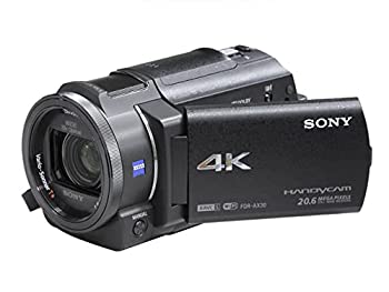 【中古】【人並み外れたに好いたらしい】SONY 4Kテレビカメラ Handycam FDR-AX30 黒いこと 光学10倍 FDR-AX30-B