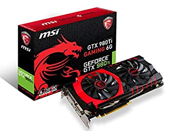 【中古】【非常に良い】MSI GTX 980TI GAMING 6G グラフィックスボード VD5769 GTX 980TI GAMING 6G w17b8b5