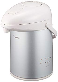 【中古】【人並み外れたに好いたらしい】象印マホービン(ZOJIRUSHI) 玻璃魔法瓶 大気圏 ポット 卓上 保温 2.2L メタリックグレー AB-RB22-HM d2ldlup