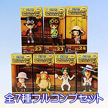 【中古】【非常に良い】ワンピース ワールドコレクタブルフィギュア -ONE PIECE FILM GOLD-vol.4 全7種セット 2zzhgl6