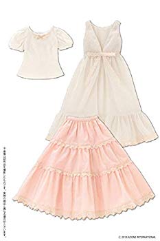 【中古】【非常に良い】48cm/50cm用 AZO2 Early summer ドレスセット ベージュ×ピンク (ドール用)|ドリエム店