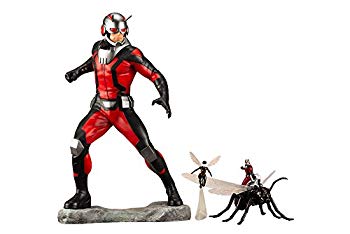 【中古】ARTFX+ MARVEL UNIVERSE アストニッシングアントマン&ワスプ 1/10スケール PVC製 塗装済み簡易組立フィギュア mxn26g8