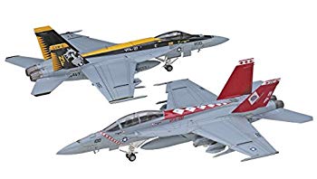 【中古】【非常に良い】ハセガワ 1/72 F/A-18E/F スーパーホーネット USS ロナルド レーガン CVW-5 CAG スペシャルパック Part 1 2機セット プラモデル｜ドリエム店