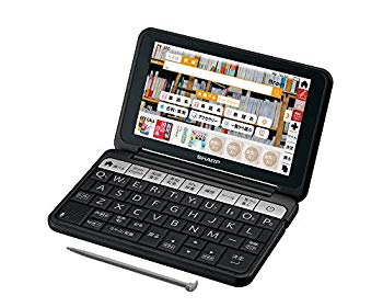 【中古】【非常に良い】シャープ カラー電子辞書 Brain 高校生モデル ブラック系 2018年春モデル PW-SH5-B|ドリエム店