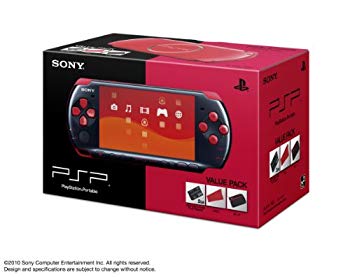 【中古】PSP「プレイステーション・ポータブル」バリューパック ブラック/レッド(PSPJ-30017)【メーカー生産終了】 wgteh8f