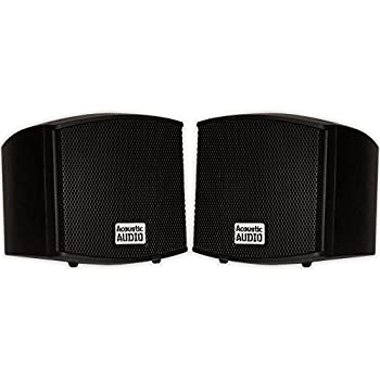 【中古】Acoustic Audio AA321B Surround Speakers, Black, Set of 2 by Acoustic Audio by Goldwood