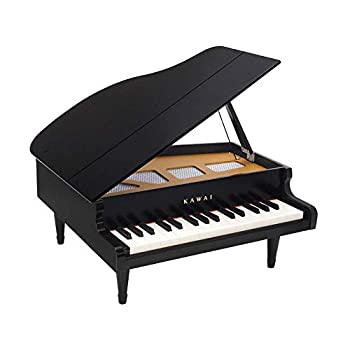 【中古】KAWAI グランドピアノ ブラック 1141 本体サイズ:425×450×205 mm(脚付き・蓋閉じ状態)