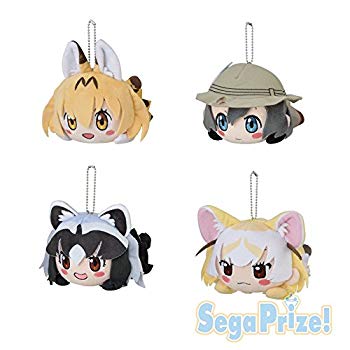 【中古】けものフレンズ　寝そべりぬいぐるみ vol.1 全4種セット｜ドリエム店