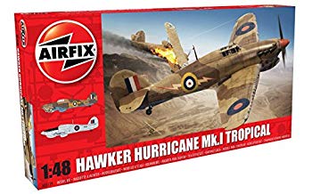 【中古】エアフィックス 1/48 ホーカー ハリケーンMk.I トロピカル X5129 プラモデル|ドリエム店