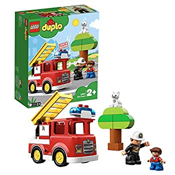 【中古】レゴ(LEGO) デュプロ 光る! 鳴る! 消防自動車 10901 知育手あそび 立ちはだかる 手あそび 御坊っちゃん 車 mxn26g8