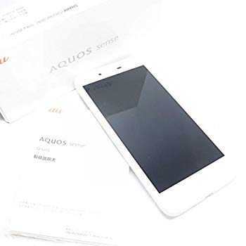 【中古】SHV40 AQUOS sense 白いこと mxn26g8