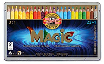 【中古】コヒノール 色鉛筆 マジックペンシルジャンボ 24本セット 520498 i8my1cf