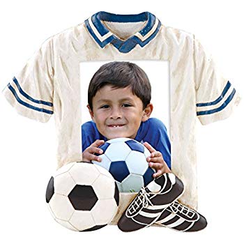 【中古】Soccer player Jerseyすがた絵屋台骨 d2ldlup TV・オーディオ・カメラ-デジタルフォトフレーム