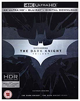 【中古】【非常に良い】ダークナイト トリロジー [4K UHD + Blu-ray UHDに日本語有り ※下記商品情報を確認 リージョンフリー](Import版) n5ksbvb