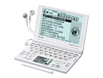 【中古】読みやすい Papyrus 陰電子字引き PW-GT570-W  白いこと 学びとる模範例 72コンテンツ 4言葉づかい(日・英・中・韓)相応う手描きパッド Wうしろ側ともし火付高細細しい5.5型 6g7v4d0