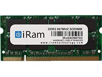 【中古】【非常に良い】iRam Technology Mac用メモリ DDR2/667 1GB 200pin SO-DIMM IR1GSO667D2 wgteh8f