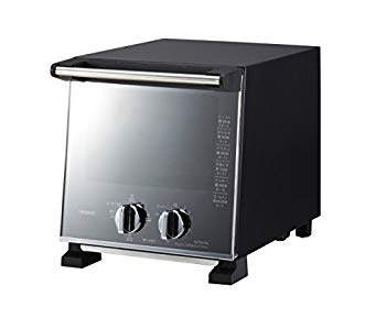 【中古】ツインバード スリム オーブントースター ブラック ミラーガラス トースト 2枚 出力切替 (250W~900W) TS-D037 PB i8my1cf