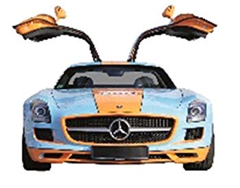 【中古】シュコー 1/43 メルセデス・ベンツ SLS AMG クーペ 「Gulf」 完成品|ドリエム店