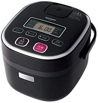 【中古】【非常に良い】シャープ 電子ジャー炊飯器0.54Lタイプ ブラック系 KS-C5G-B｜ドリエム店
