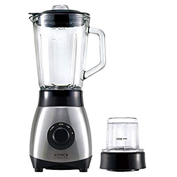 【中古】siroca ミル付きミキサー SJM-180G[氷も丸ごと砕ける/ガラス製ボトル/容量800ml] d2ldlup